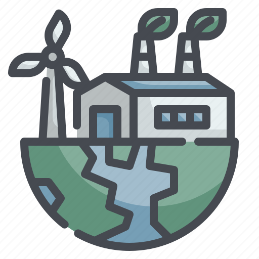 Factory, contamination, pollution, ecology, industry icon - Download on Iconfinder