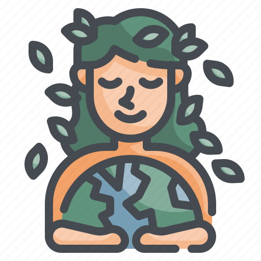 Gaia, goddess, elf, earth, woman icon - Download on Iconfinder