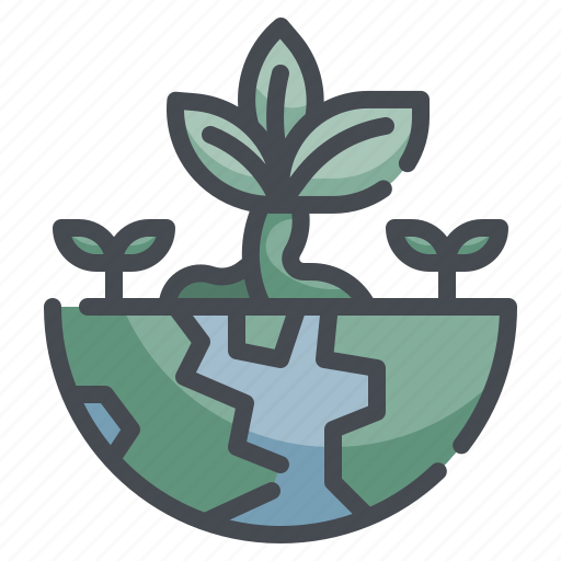 Plant, globe, environment, ecology, ecosystem icon - Download on Iconfinder