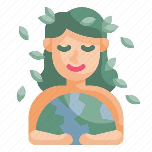 Gaia, goddess, elf, earth, woman icon - Download on Iconfinder
