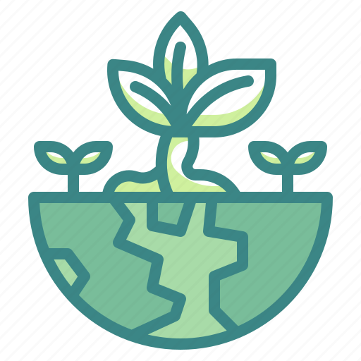 Plant, globe, environment, ecology, ecosystem icon - Download on Iconfinder