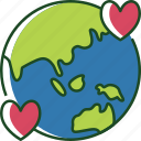 love, earth, love earth, planet, love planet, love ecology, heart