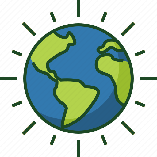 Shining, earth, shining earth, planet, ecology, nature, environment icon - Download on Iconfinder