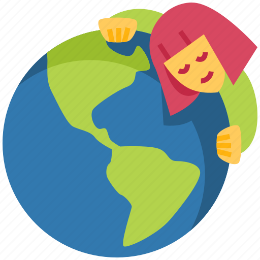 Hug, earth, hug earth, love earth, ecology, environment, planet icon - Download on Iconfinder