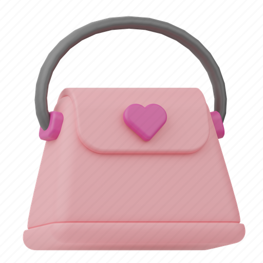 Purse, fashion, bag, hand bag, wallet, handbag, finance 3D illustration - Download on Iconfinder