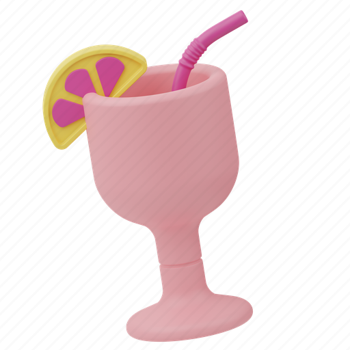 Cocktail, beer, bar, margarita, beverage, juice, glass 3D illustration - Download on Iconfinder