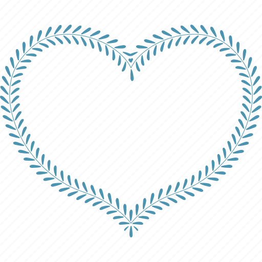 Vine, wreath, leaves, heart, love, frame icon - Download on Iconfinder