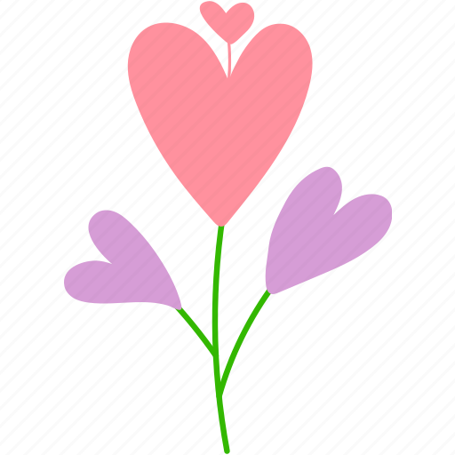 Heart, love, valentines, bunch, bouquet icon - Download on Iconfinder