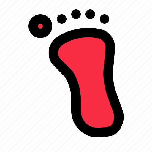 Footprint, foot, leg print, leg icon - Download on Iconfinder
