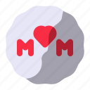 mothers day badge, mom badge, mom love, heart logo, badge, love, banner