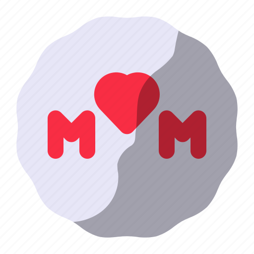 Mothers day badge, mom badge, mom love, heart logo, badge, love, banner icon - Download on Iconfinder