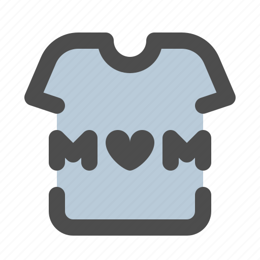 Tshirt, shirt, love, i love mom icon - Download on Iconfinder