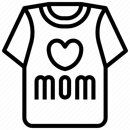 T, shirt, mothers, tshirt, mom, mother icon - Download on Iconfinder
