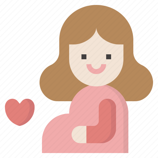 Pregnant, woman, mother, baby icon - Download on Iconfinder