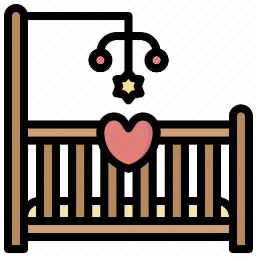 Baby, bed, crib, cradle, cot icon - Download on Iconfinder