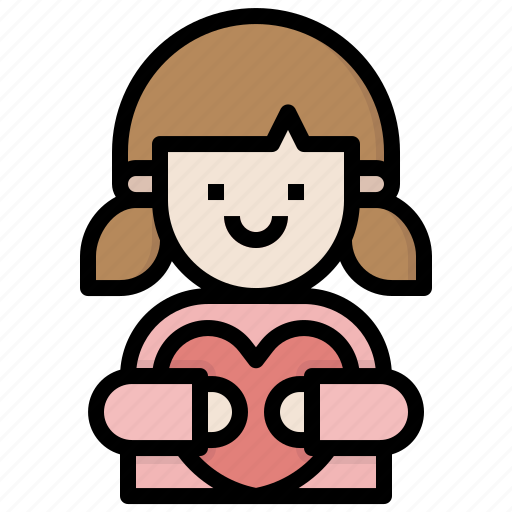 Daughter, girl, children, caucasian icon - Download on Iconfinder