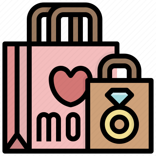 Gift, bag, mothers, mom, mother icon - Download on Iconfinder