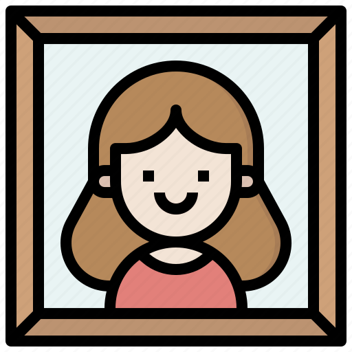 Portrait, photo, frame, mom icon - Download on Iconfinder