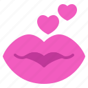 kiss, face, expression, emotion, love, lips, emoji, heart, mouth