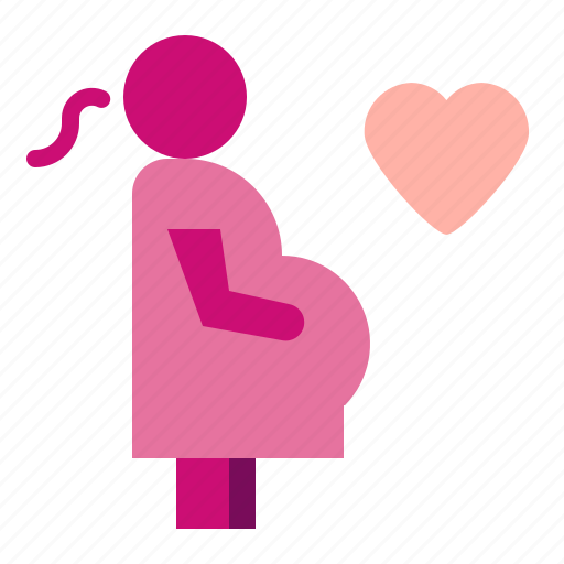 Affection, heart, love, mothers, mothers day, pregnant icon - Download on Iconfinder