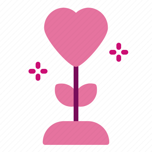 Affection, heart, love, mothers, mothers day, plant icon - Download on Iconfinder