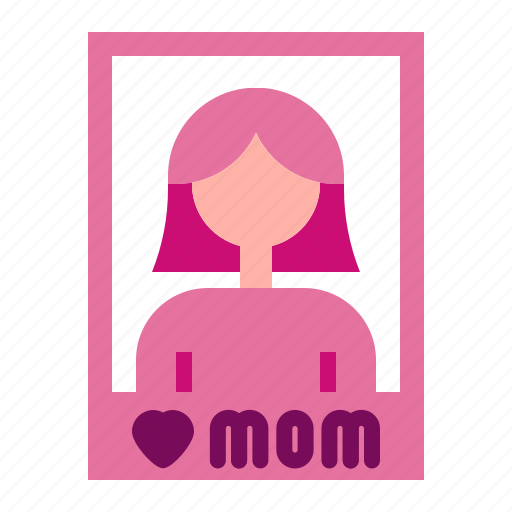 Affection, heart, love, mothers, mothers day, photo, picture icon - Download on Iconfinder