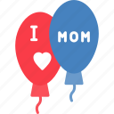 balloons, decoration, helium, party, mothers, day