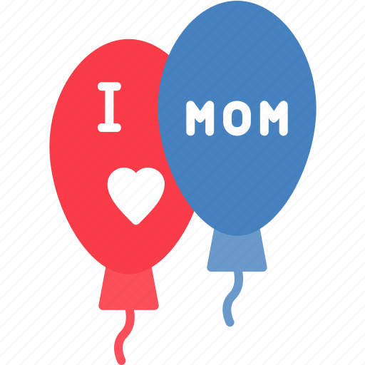 Balloons, decoration, helium, party, mothers, day icon - Download on Iconfinder