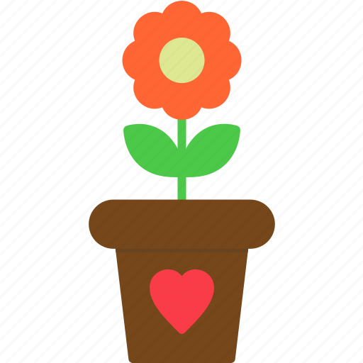 Flower, pot, floral, garden, mothers, day icon - Download on Iconfinder