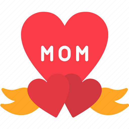 Heart, angel, love, valentine, wings, mothers, day icon - Download on Iconfinder