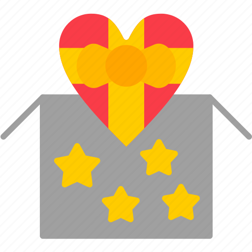 Heart, box, gift, surprise, birthday, love, package icon - Download on Iconfinder