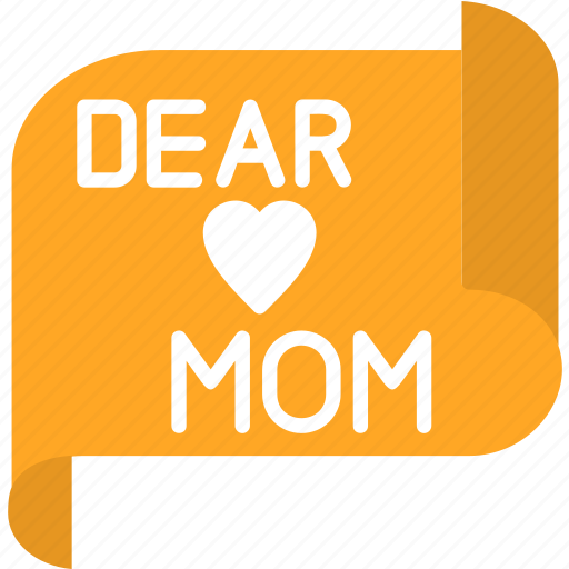 Note, message, mothers, day, card, letter icon - Download on Iconfinder