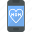 smartphone, iphone, mobile, phone, screen, android, mothers, day 