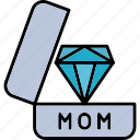diamond, jewel, precious, rare, treasure, valuable, mothers, day