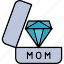 diamond, jewel, precious, rare, treasure, valuable, mothers, day 