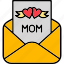 letter, email, new, notification, mothers, day 