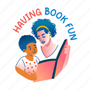 book fun, reading, motherhood, parenting, mother day