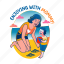 enjoy beach, fun, motherhood, parenting, mother day 