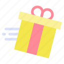 gift, offer, present, prize, box