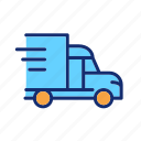 delivery service, truck, logistics, cargo