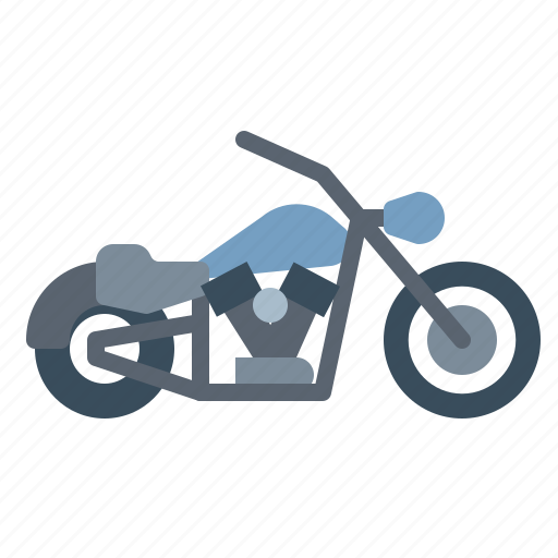 Biker, choppers, motorcycle, transportation, vehicle icon - Download on Iconfinder