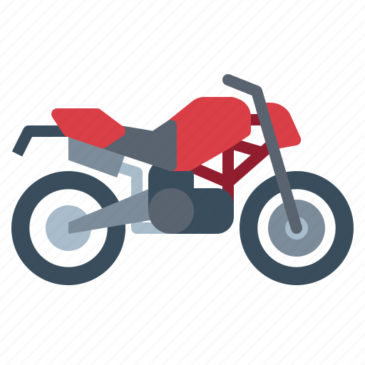 Biker, motorcycle, naked, transportation, vehicle icon - Download on Iconfinder