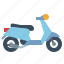 biker, motorcycle, scooter, transportation, vehicle 