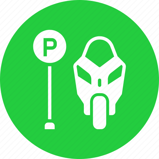 Lot, motorcycle, park, parking, space, zone icon - Download on Iconfinder