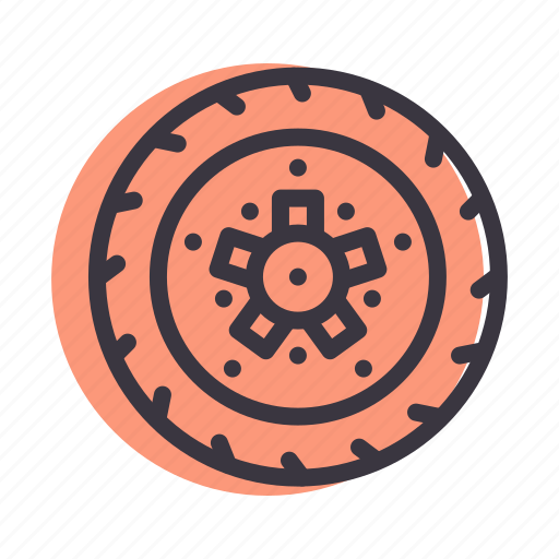 Brake, disc, front, motorcycle, rear, wheel icon - Download on Iconfinder