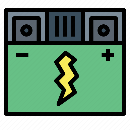 Battery, motorcycle, spare, parts icon - Download on Iconfinder