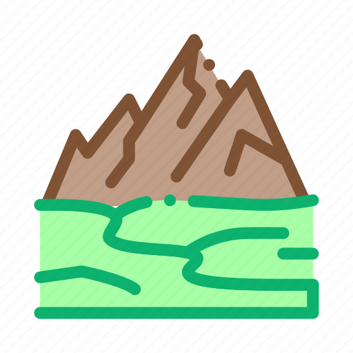 Camping, forest, high, landscape, mountains, terrain, volcano icon - Download on Iconfinder