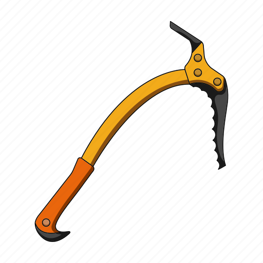 Climbing, construction, equipment, ice ax, pickaxe, rock, tool icon - Download on Iconfinder