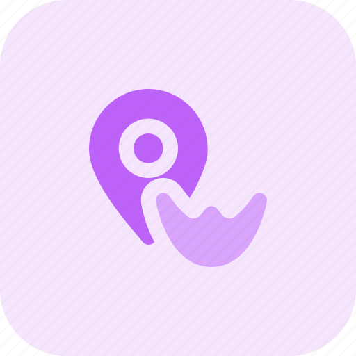 Beard, location, pin icon - Download on Iconfinder