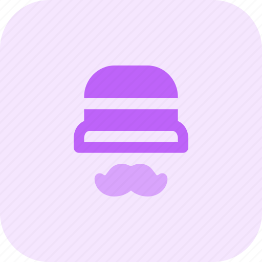 Hat, moustache, face icon - Download on Iconfinder